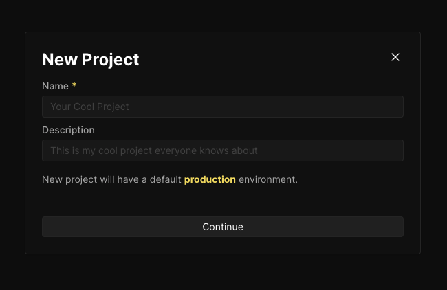 Add new project to Coolify