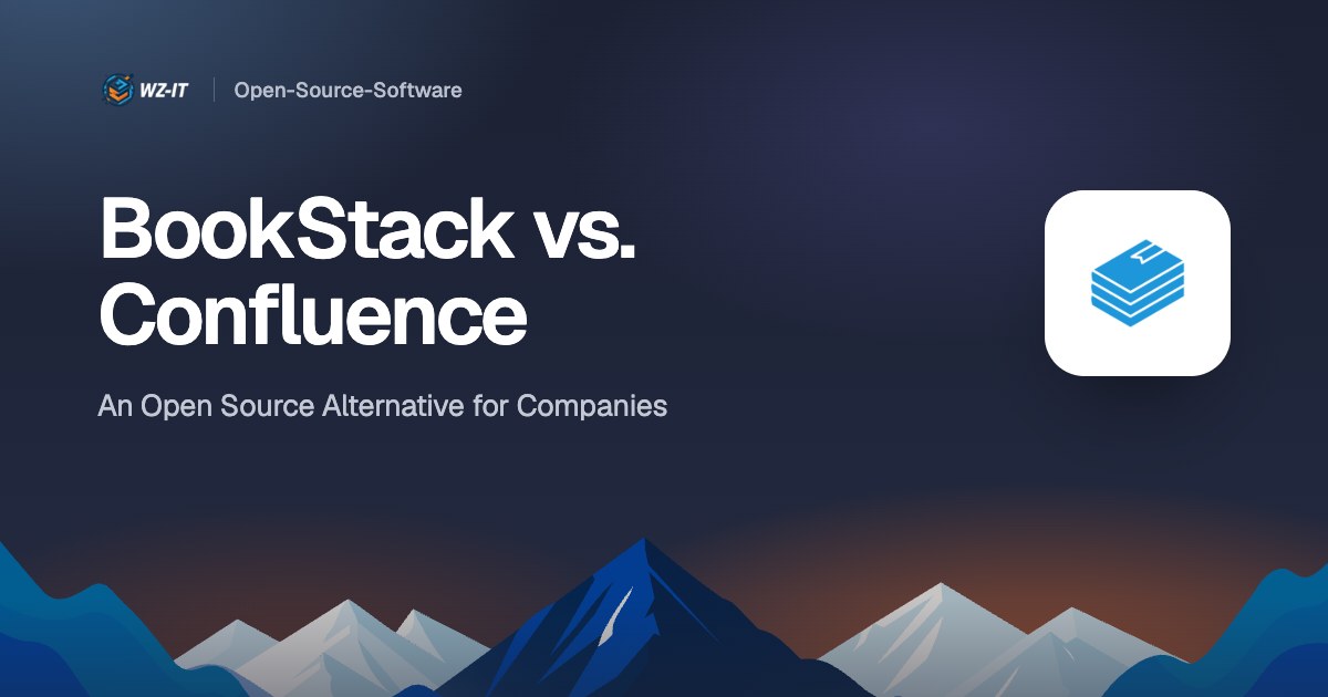 BookStack vs. Confluence - An Open Source Alternative for Companies