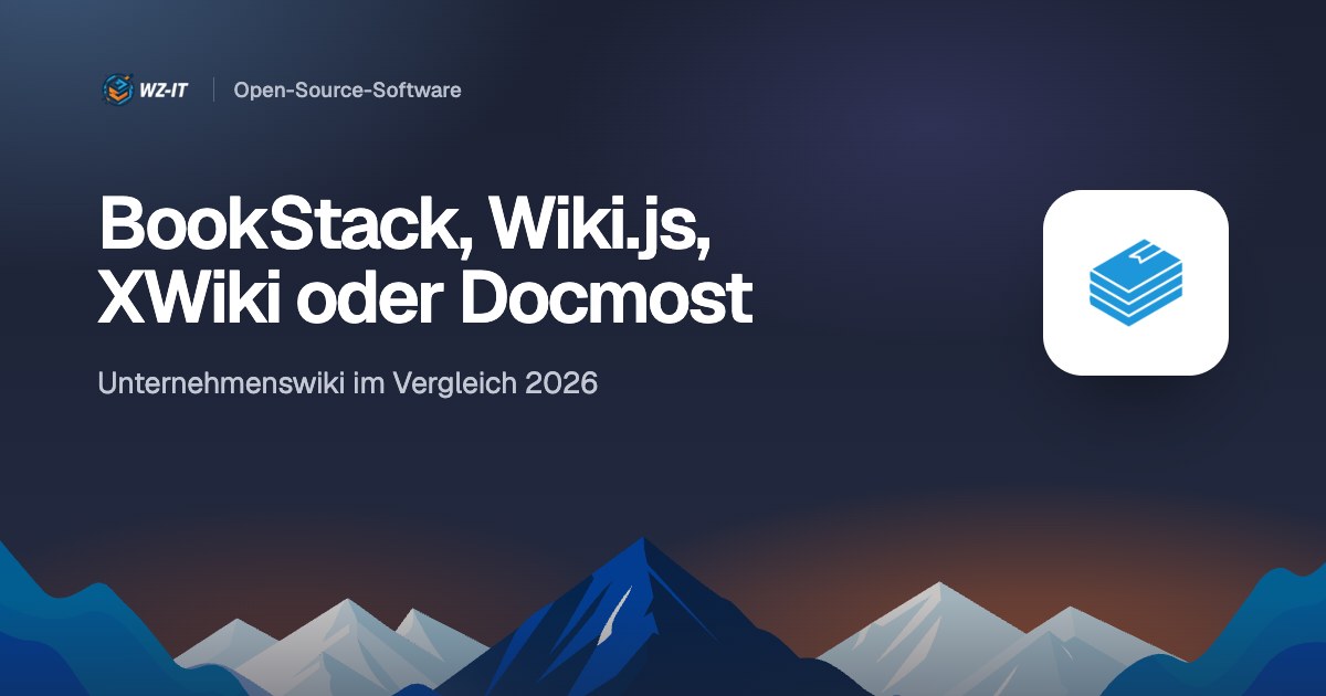 BookStack, Wiki.js, XWiki oder Docmost: Unternehmenswiki im Vergleich 2026
