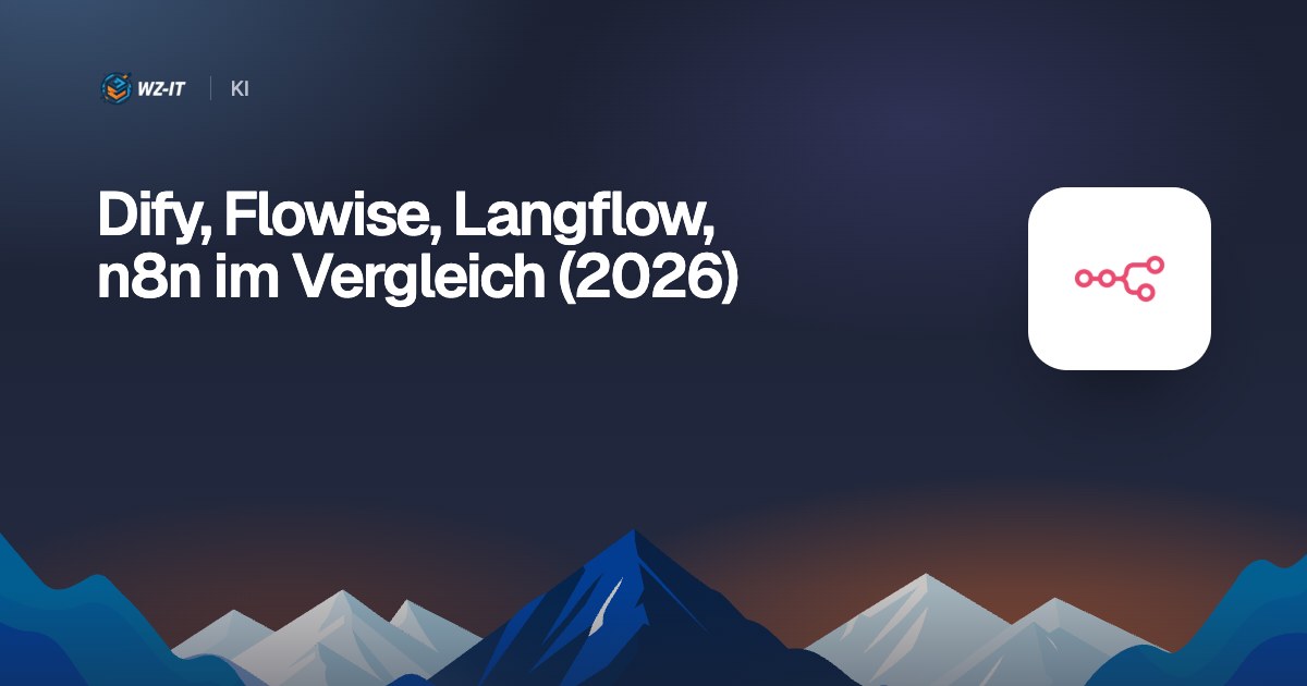 Dify, Flowise, Langflow, n8n im Vergleich (2026)