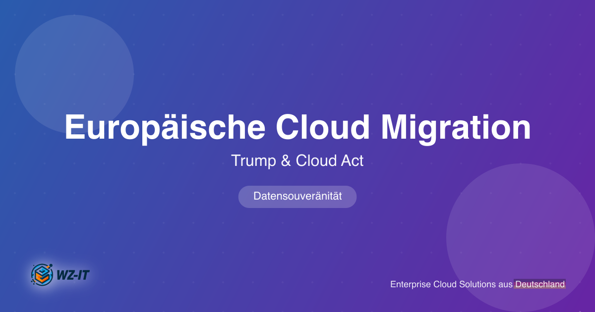 Es ist Zeit, Server und Daten in europäische Clouds umzuziehen!