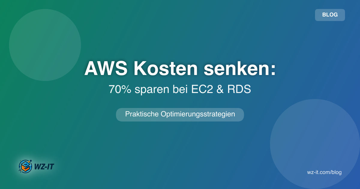 Wie wir Firmen bis zu 90% Cloud-Kosten eingespart haben – Fokus auf AWS EC2 & RDS