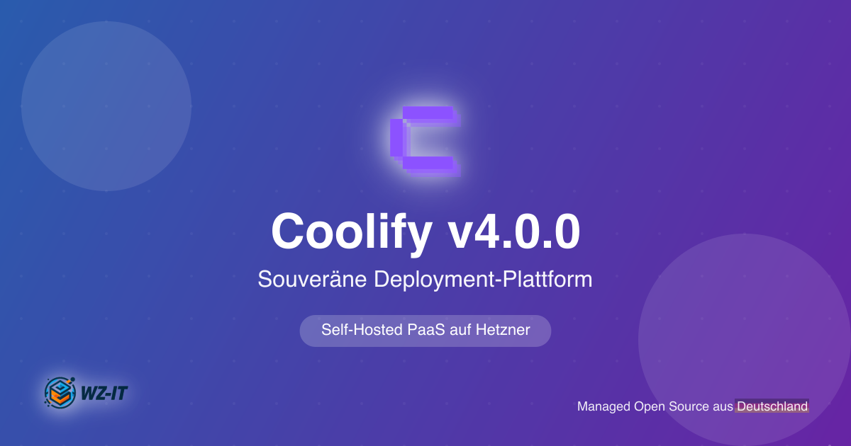 Coolify v4.0.0 ist da: Souveräne Deployment-Plattform statt Heroku und Vercel