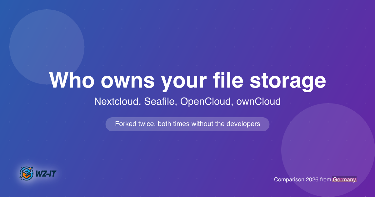 Nextcloud, Seafile, OpenCloud or ownCloud: who owns your file storage