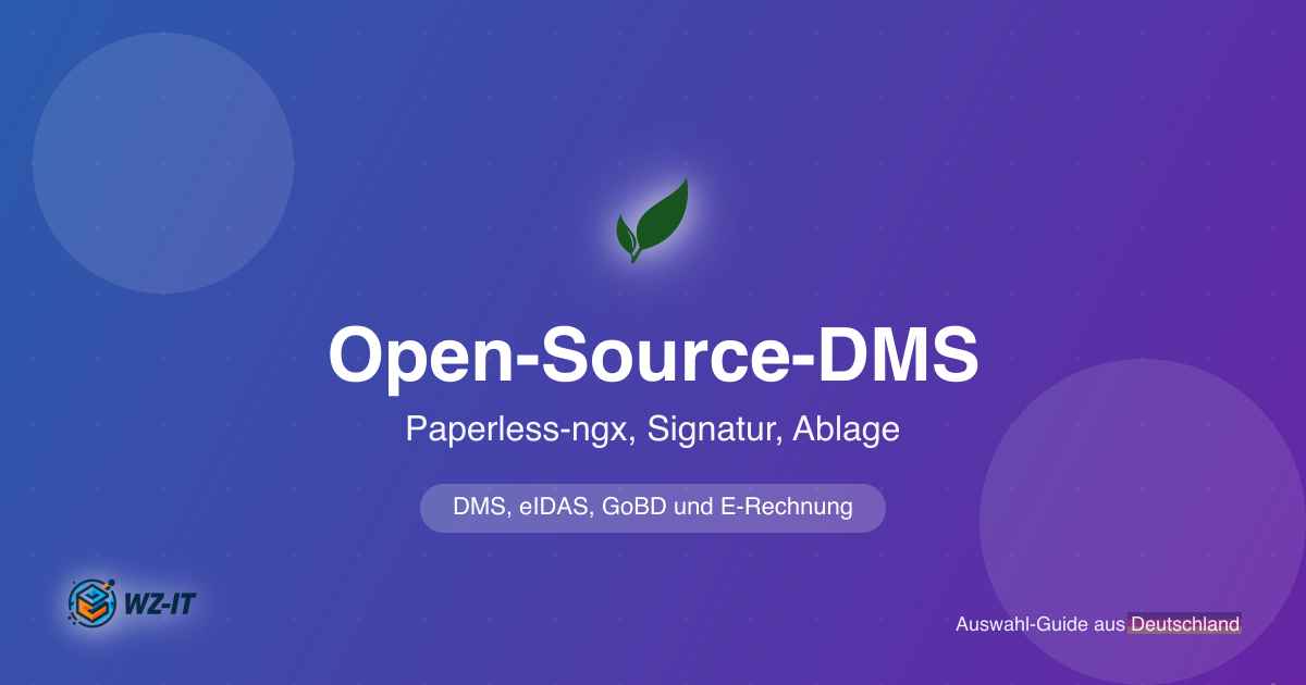 Dokumentenmanagement mit Open Source: Paperless-NGX, digitale Signatur und Ablage im Unternehmen