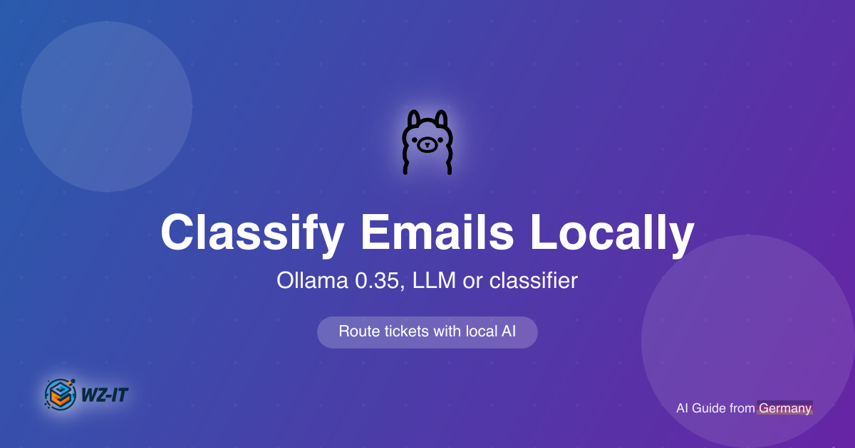 Classifying Emails and Tickets with Local AI: Decision Models, LLM or Classifier