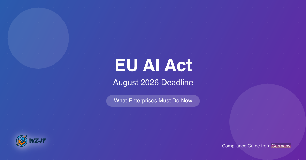EU AI Act from August 2026: What Enterprises with High-Risk AI Must Do Now