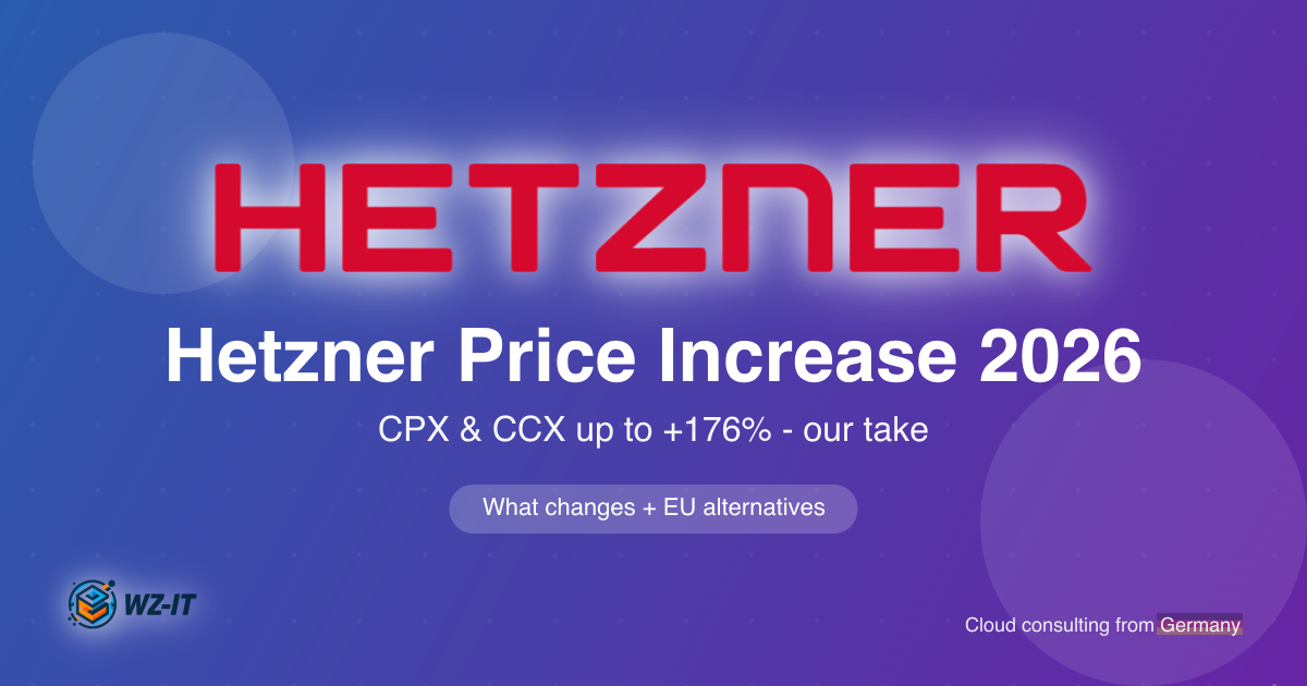 Hetzner price increase June 2026: CPX and CCX up to +176% - our take