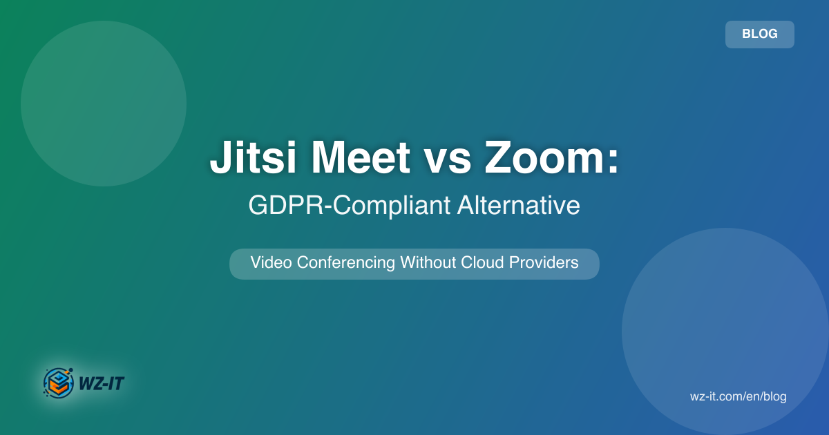 Jitsi Meet vs Zoom - An Open Source Alternative for Companies (GDPR-compliant)