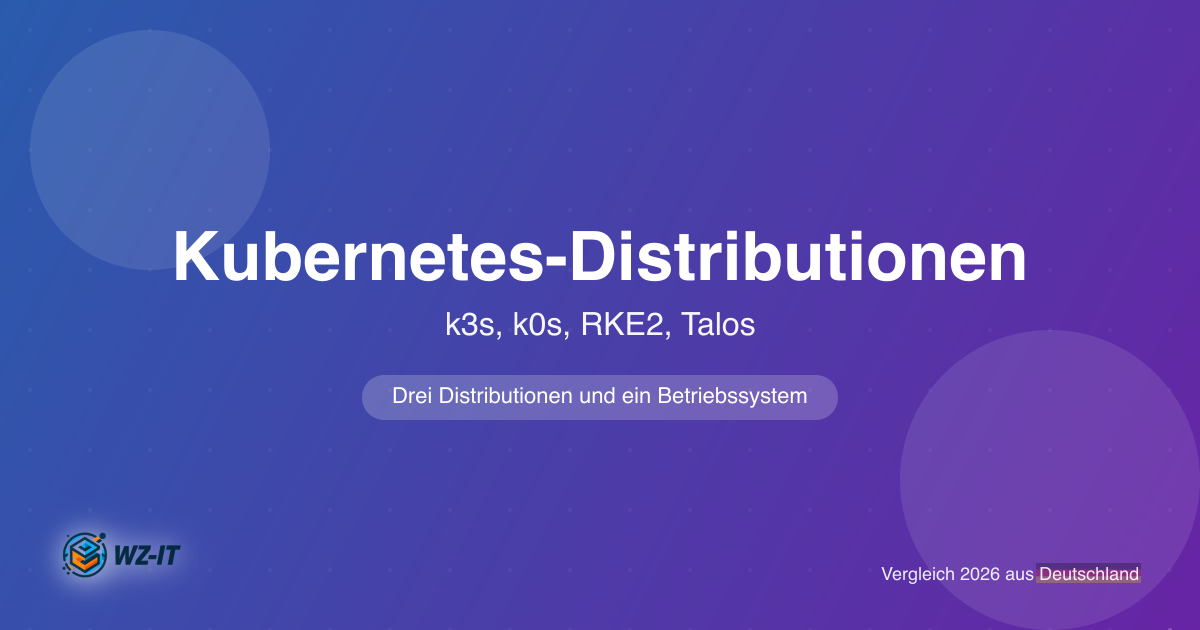 k3s, k0s, RKE2 oder Talos: Kubernetes-Distributionen im Vergleich 2026