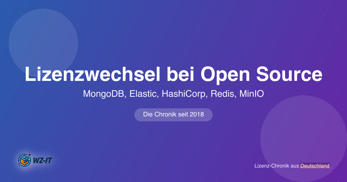 Lizenzwechsel bei Open Source: die Chronik und was Betreiber tun müssen