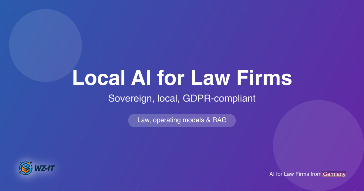 Local AI for Law Firms: §43e BRAO, §203 StGB and the RAG Path