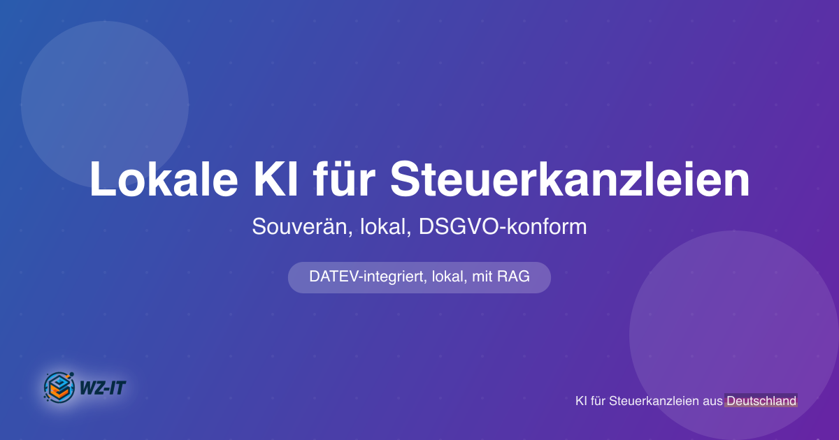 Lokale KI für Steuerkanzleien: §57/§62a StBerG, §203 und der RAG-Weg