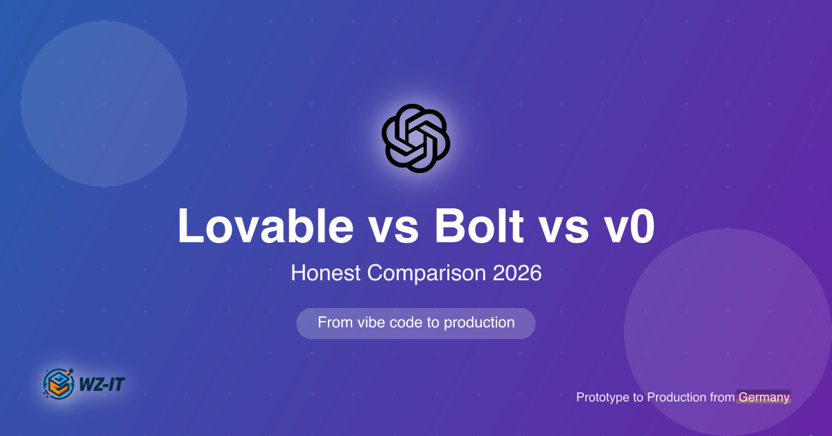 Lovable vs Bolt vs v0: Honest Comparison 2026