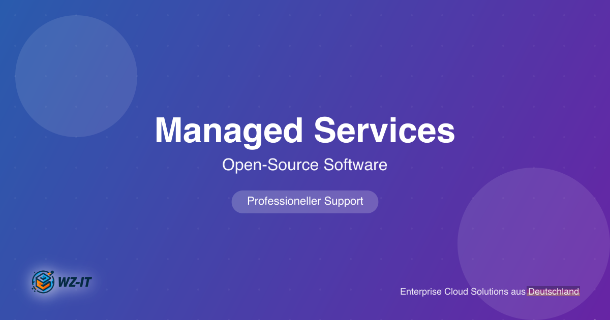 Managed Services für Open-Source-Software: Sicher, effizient und individuell angepasst
