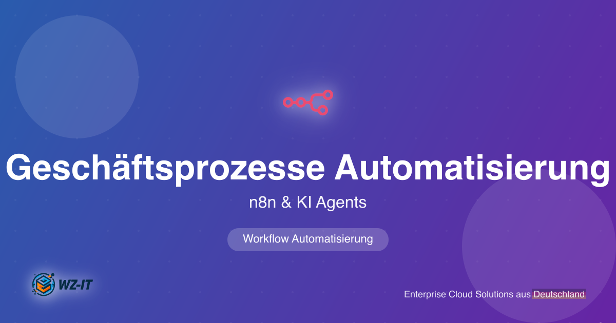 Geschäftsprozesse Automatisierung mit self-hosted n8n: Von klassischen Workflows zu KI-Agenten