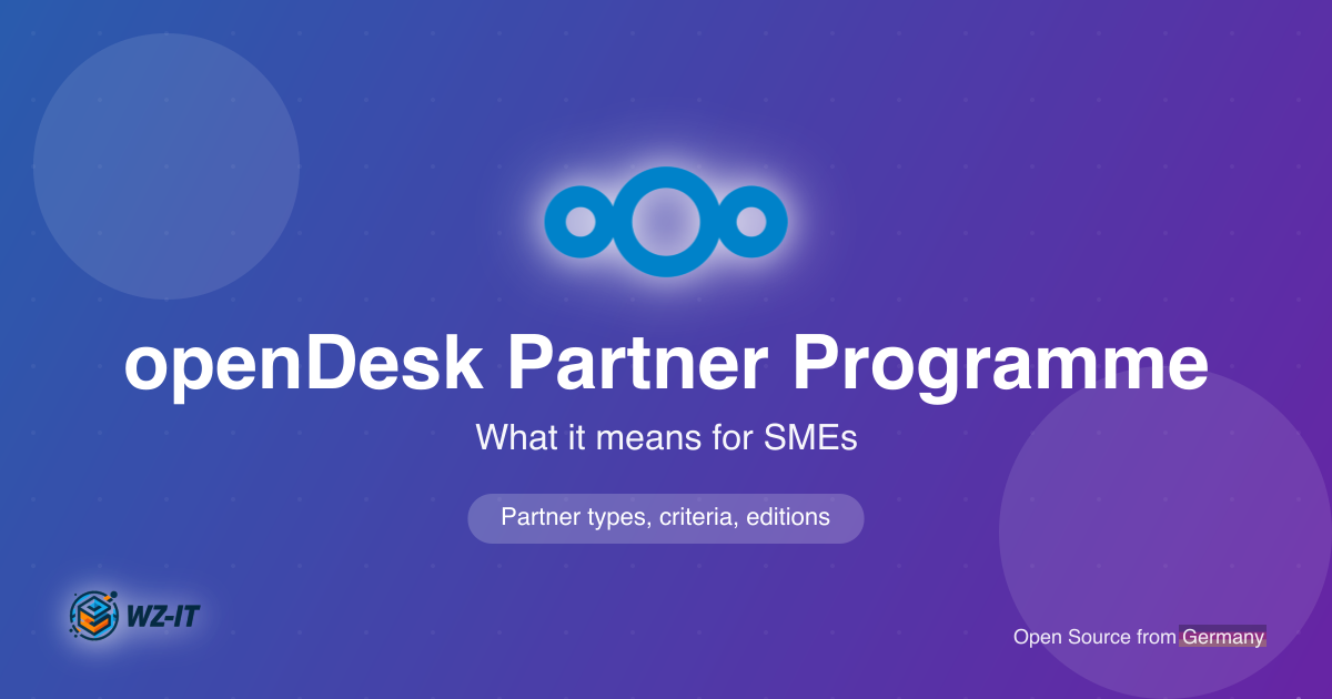 openDesk Partner Programme: What It Means for SMEs