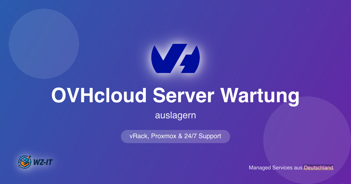 OVHcloud Server Wartung auslagern: So übernehmen wir Betrieb, vRack-Routing & 24/7 Support
