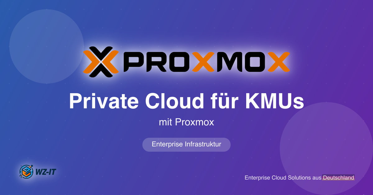 Private Cloud für KMUs: Mit HA Proxmox Cluster auf Hetzner zur eigenen IT-Infrastruktur