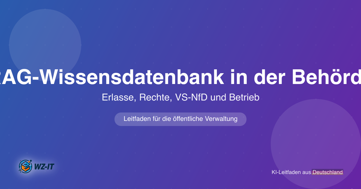 RAG-Wissensdatenbank in der Behörde: Leitfaden für die öffentliche Verwaltung