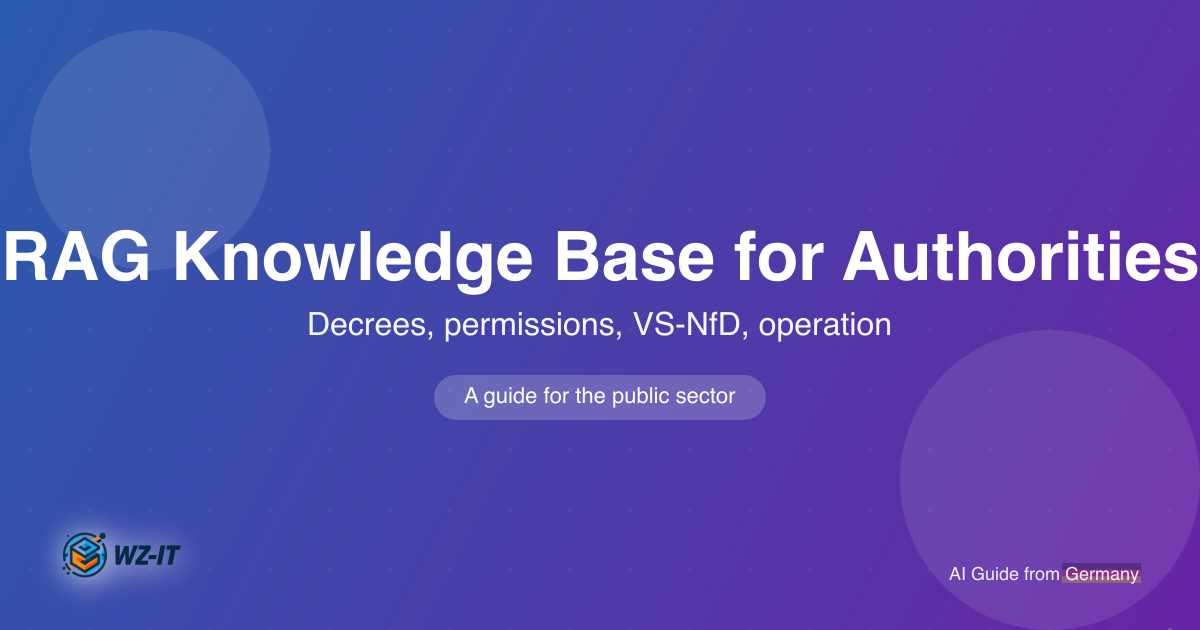 RAG Knowledge Base for Public Authorities: A Guide for the Public Sector