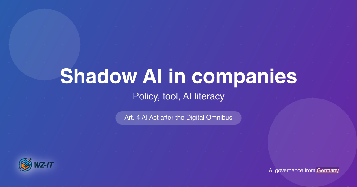 Shadow AI in companies: why a policy alone is not enough