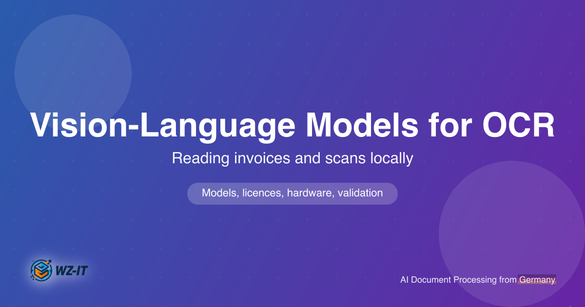 Local Vision-Language Models for OCR: Reading Invoices and Scans