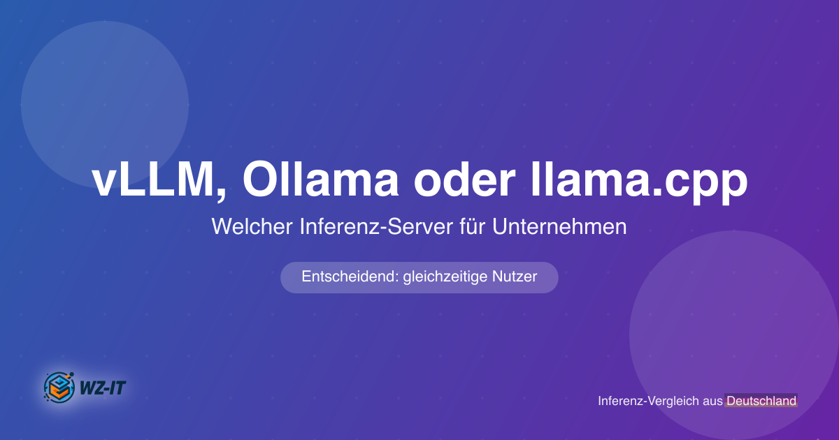vLLM, Ollama oder llama.cpp: welcher Inferenz-Server für den Unternehmenseinsatz