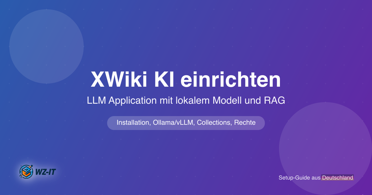 XWiki KI einrichten: LLM Application mit lokalem Modell und RAG