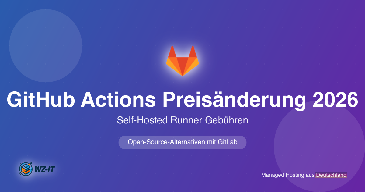 GitHub Actions Preisänderung 2026: Self-Hosted Runner Gebühren und Open-Source-Alternativen