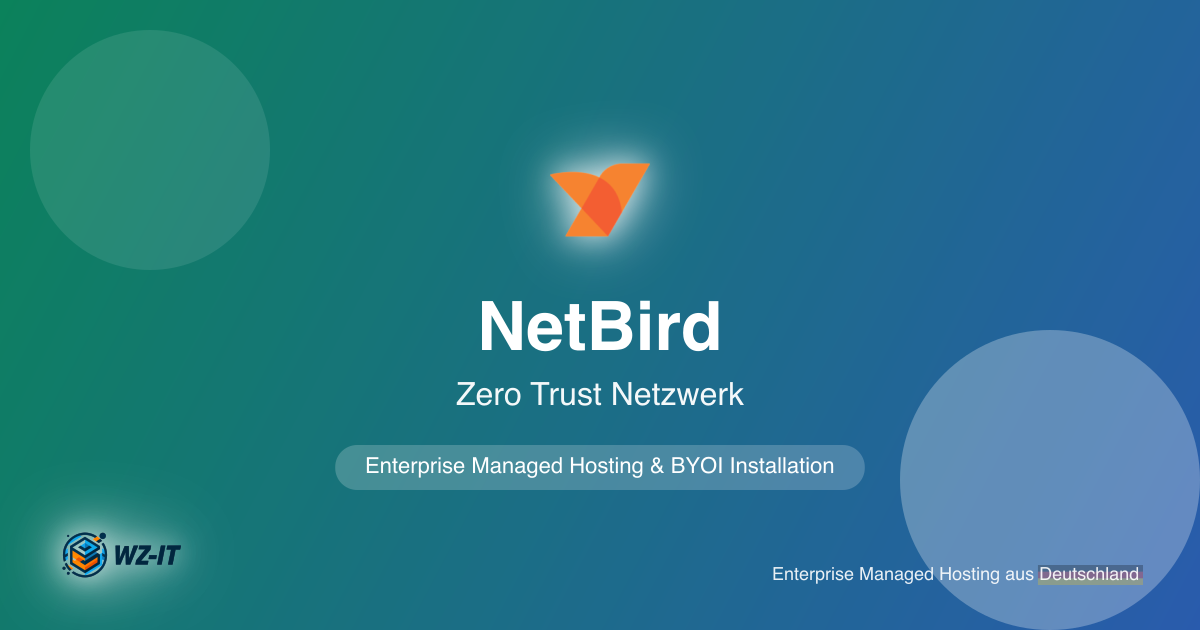 DSGVO-konformes Enterprise Managed NetBird Hosting