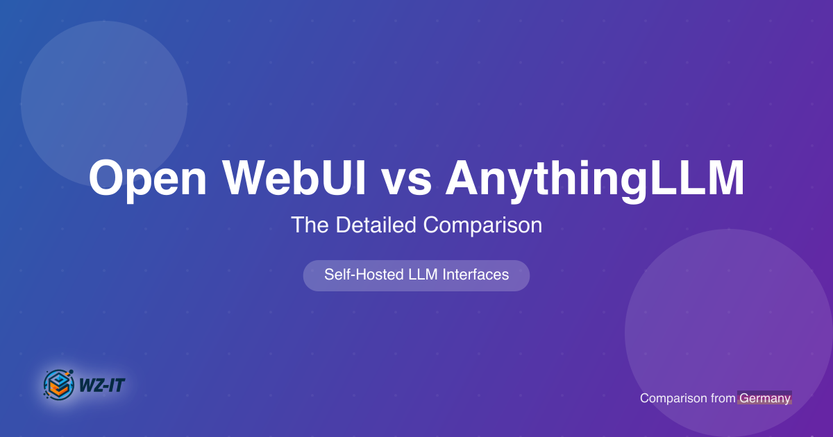 Open WebUI vs. AnythingLLM: The detailed comparison for self-hosted LLM interfaces
