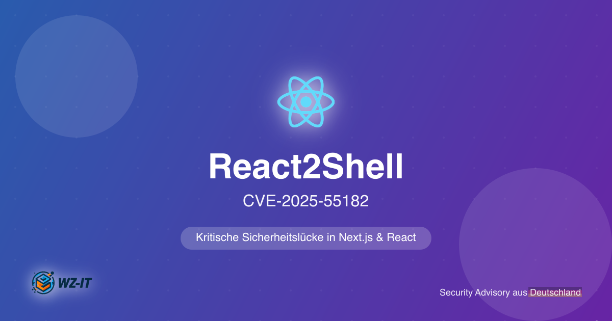 React2Shell: Kritische Sicherheitslücke in Next.js und React – Sofort handeln!