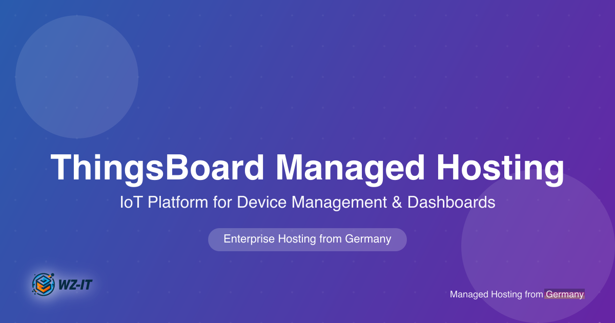 ThingsBoard Managed Hosting & Installation