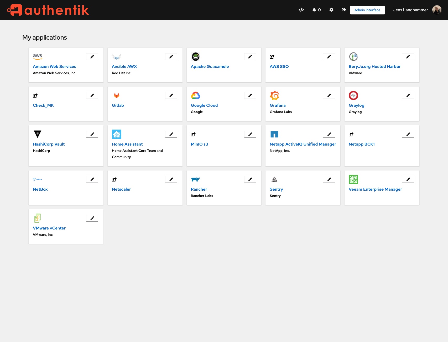 Authentik Screenshot
