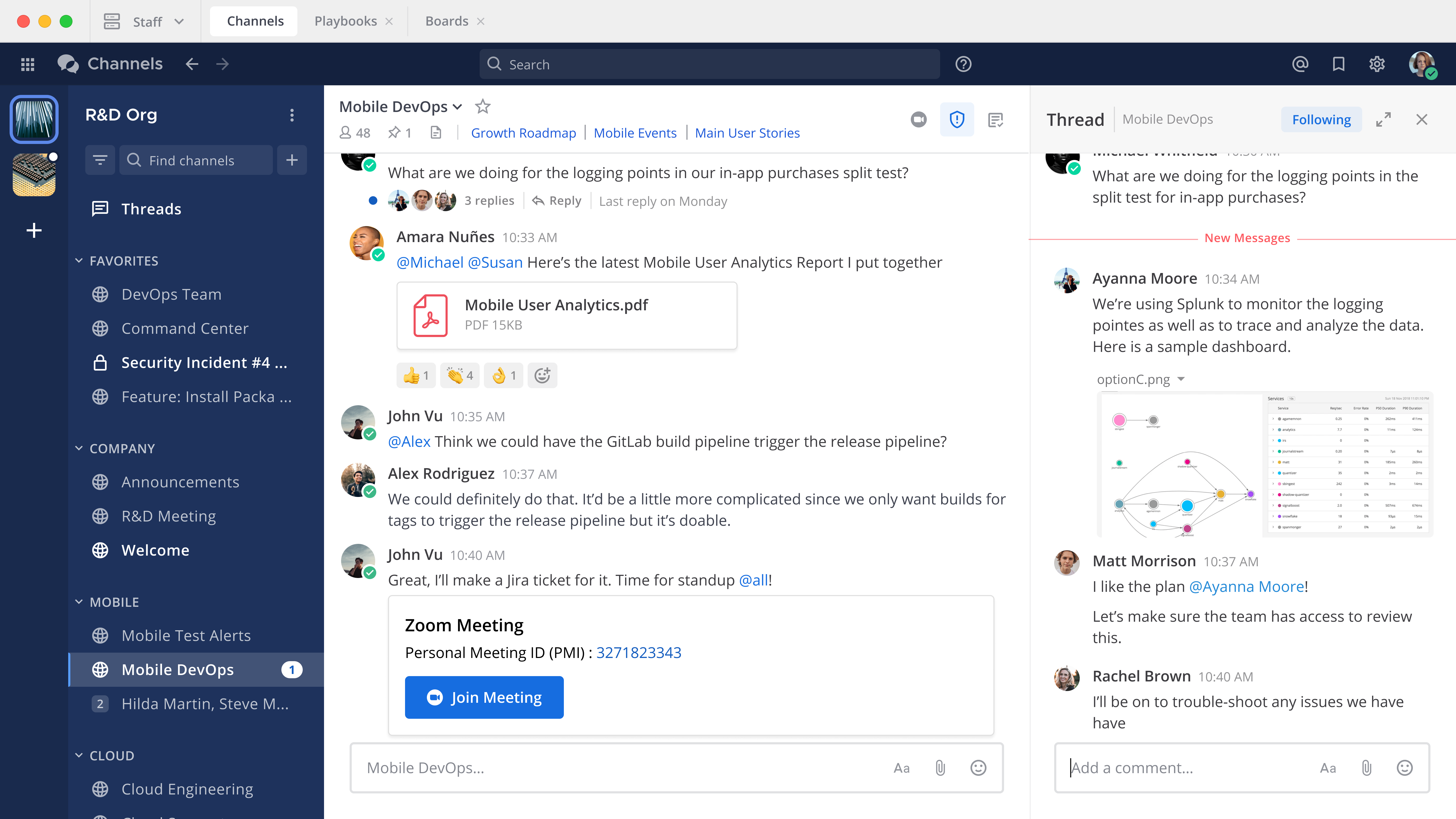 Mattermost Screenshot