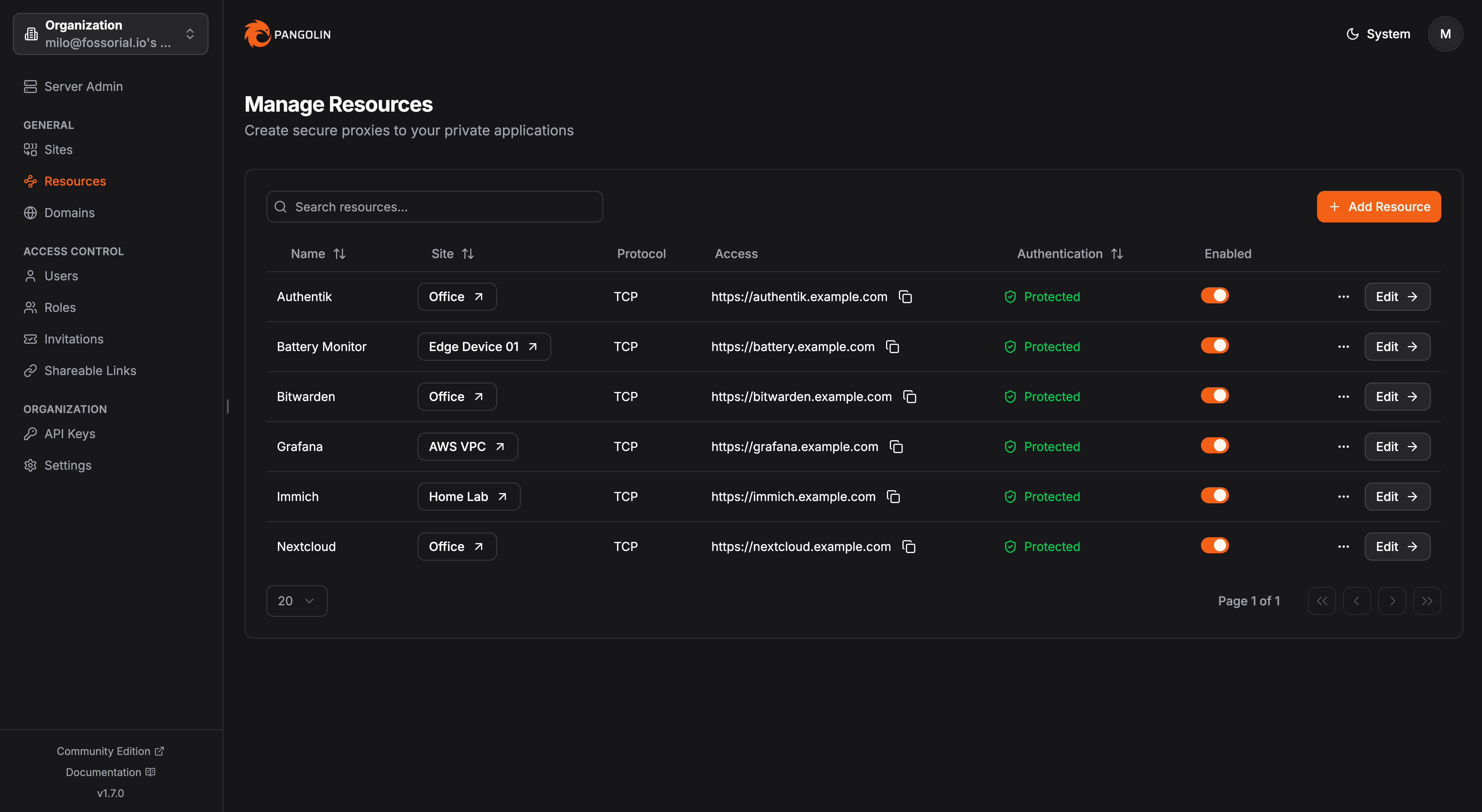 Pangolin Screenshot